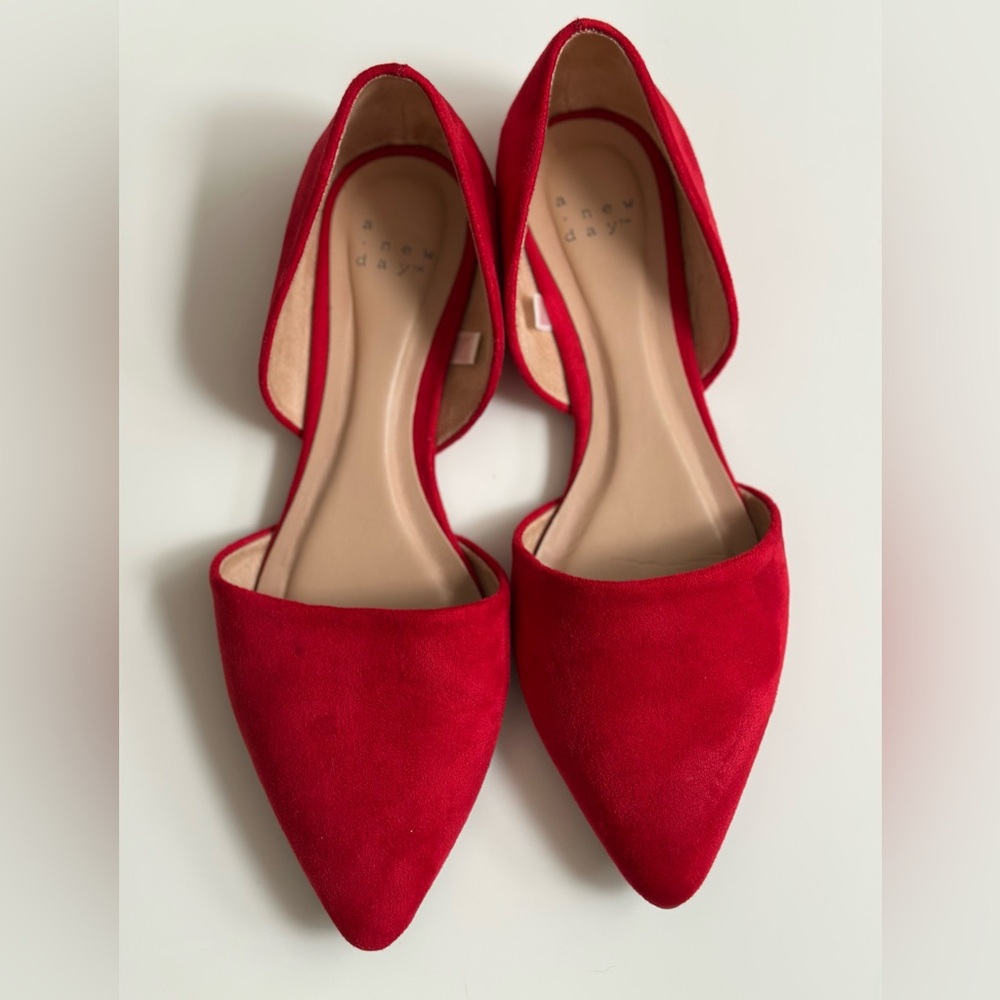 A New Day Women's Red Flats